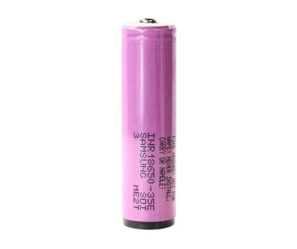 Samsung 35E 18650 3500mAh 8A Protected Button Top Battery