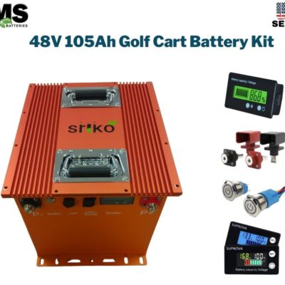 48V 105Ah Golf Cart Battery Kit (No Cells and BMS)