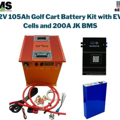72V 105Ah Golf Cart Battery Kit with EVE Cells and 200A JK BMS