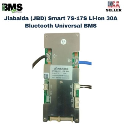 Jiabaida (JBD) Smart 7S-17S Li-ion 30A Bluetooth Universal BMS.