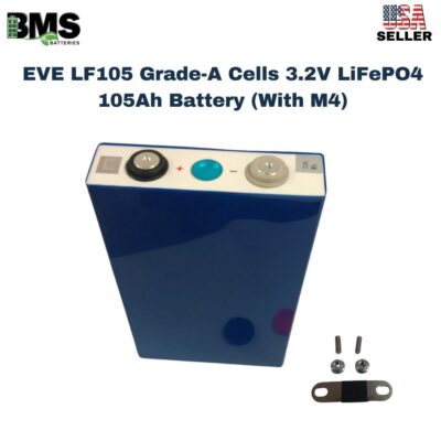 EVE LF105 Grade-A Cells 3.2V LiFePO4 105Ah Battery (with M4)