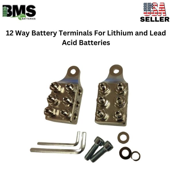 12 Way Battery Terminals For Lithium and Lead Acid Batteries