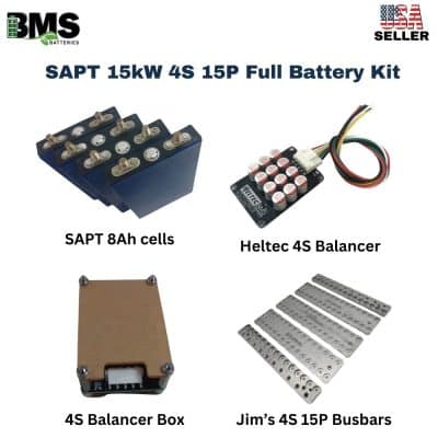 SAPT 15kW 4S 15P Full Battery Kit