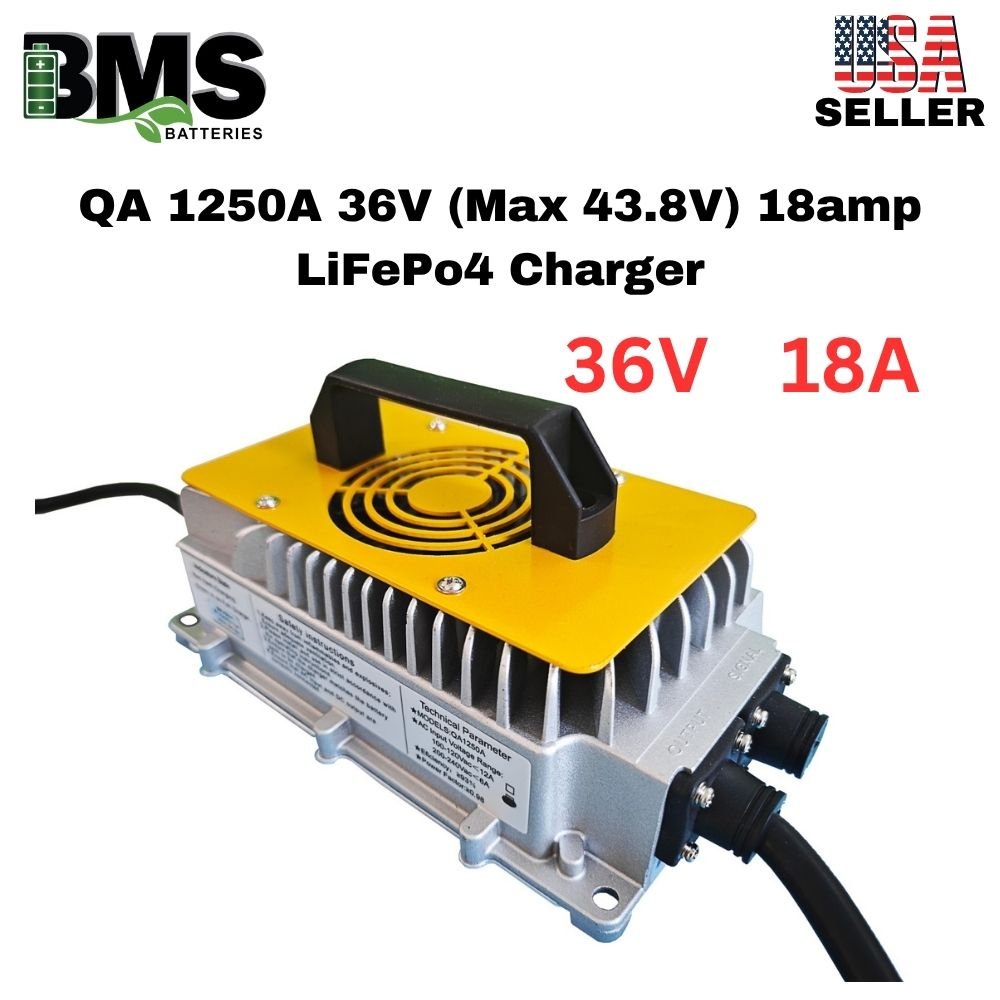 QA 1250A 36V (Max 43.8V) 18amp LiFePo4 Charger