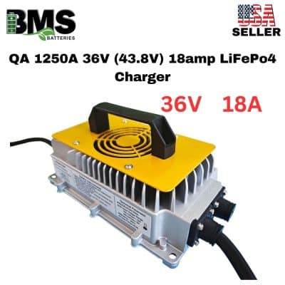 QA 1250A 36V (43.8V) 18amp LiFePo4 Charger