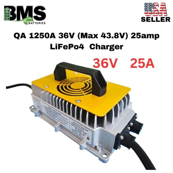 QA 1250A 36V (Max 43.8V) 25amp LiFePo4 Charger