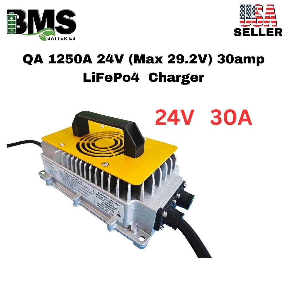 QA 1250A 24V (Max 29.2V) 30amp LiFePo4 Charger