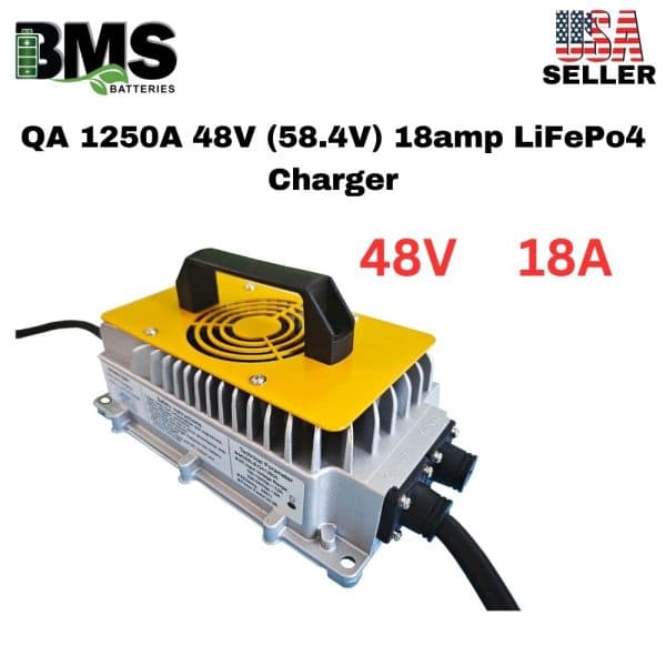 QA 1250A 48V (58.4V) 18amp LiFePo4 Charger