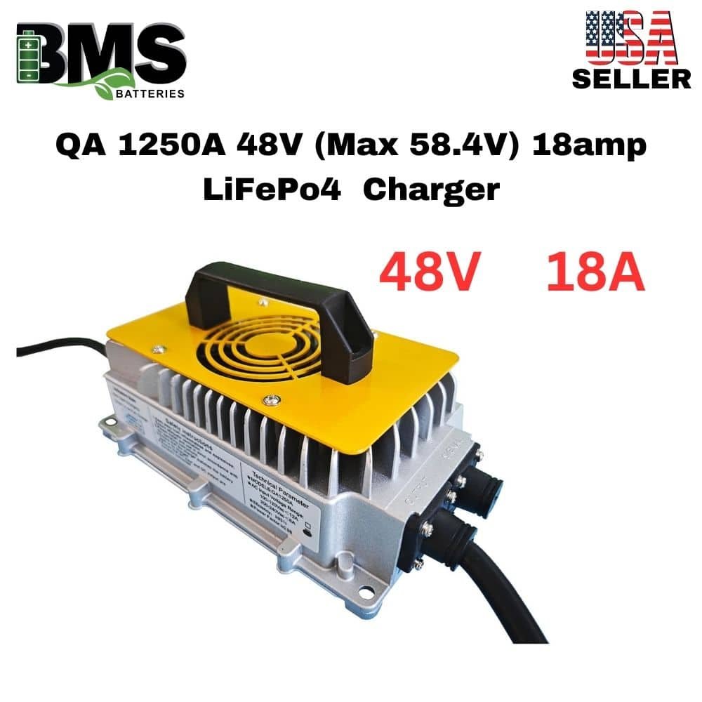 QA 1250A 48V (Max 58.4V) 18amp LiFePo4 Charger