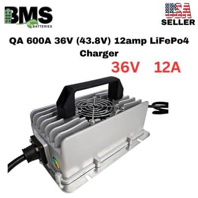 QA 600A 36V (43.8V) 12amp LiFePo4 Charger