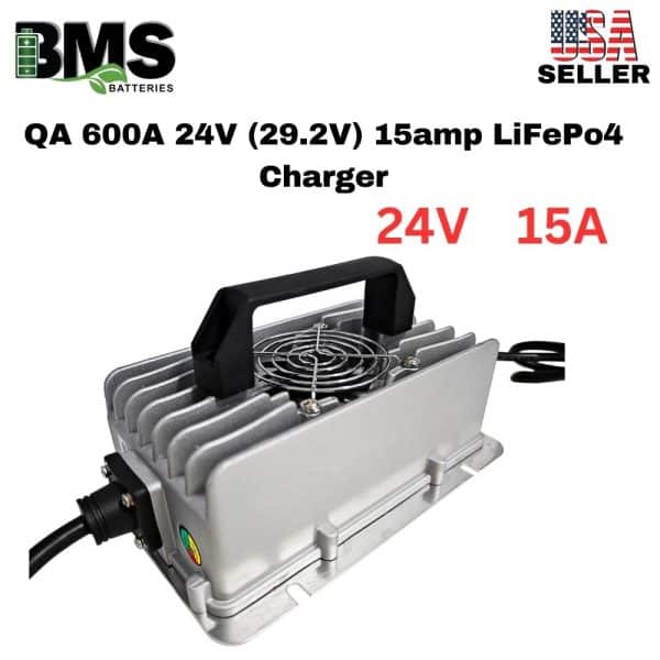 QA 600A 24V (29.2V) 15amp LiFePo4 Charger