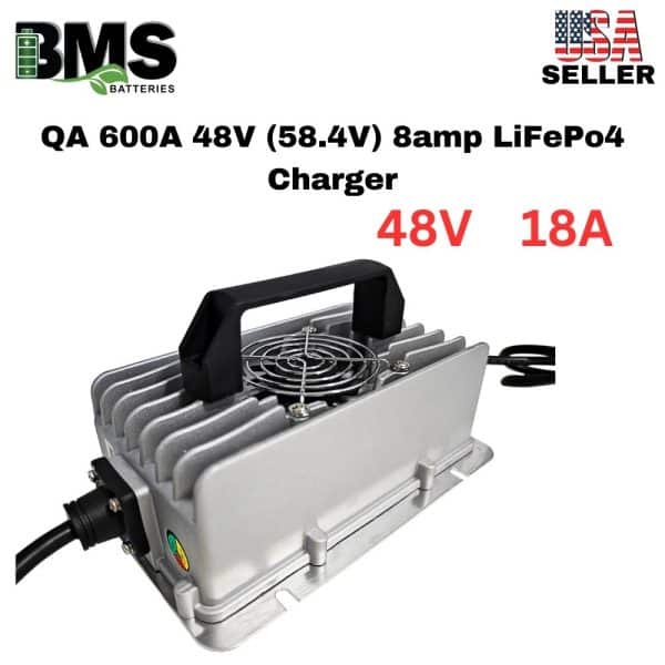 QA 600A 48V (58.4V) 8amp LiFePo4 Charger