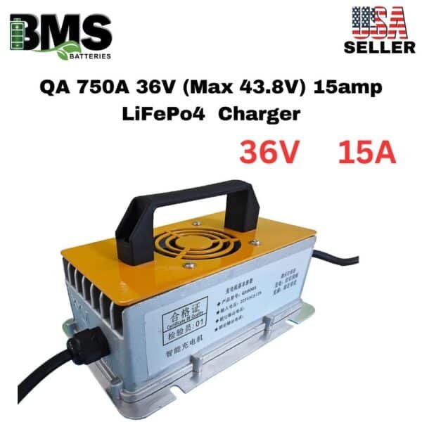 QA 750A 36V (Max 43.8V) 15amp LiFePo4 Charger
