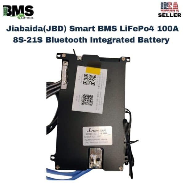 Jiabaida(JBD) Smart BMS LiFePo4 100A 8S-21S Bluetooth Integrated Battery