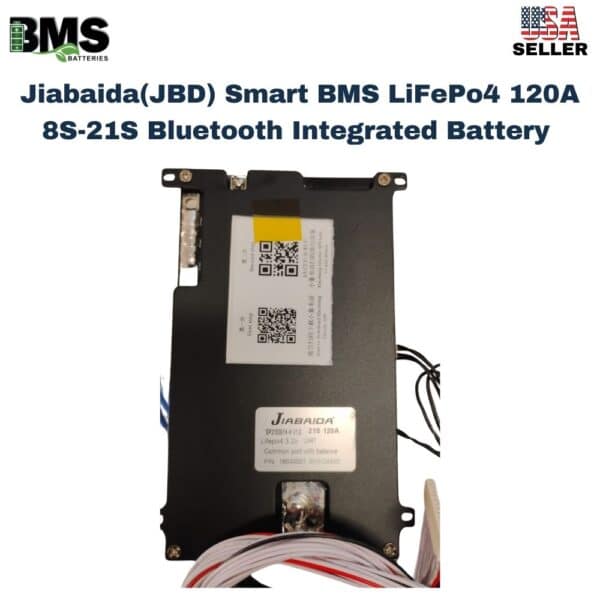 Jiabaida(JBD) Smart BMS LiFePo4 120A 8S-21S Bluetooth Integrated Battery