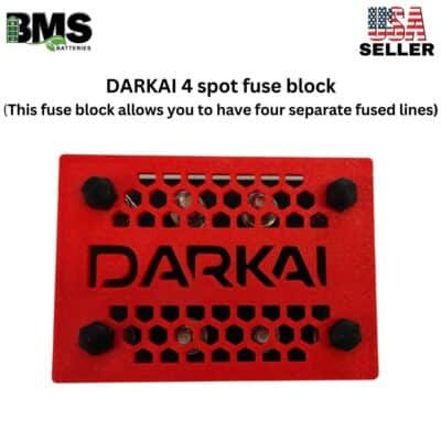 DARKAI 4 spot fuse block (This fuse block allows you to have four separate fused lines)