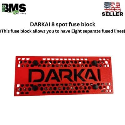 DARKAI 8 spot fuse block (This fuse block allows you to have Eight separate fused lines)