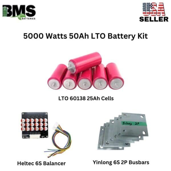 5000 Watts 50Ah LTO Battery Kit