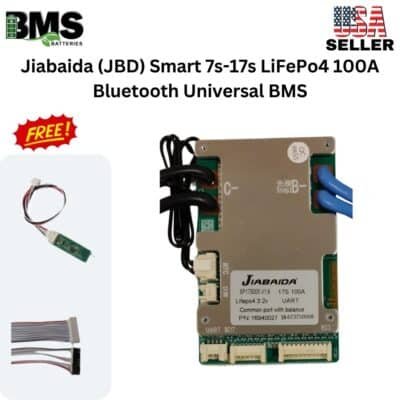 Jiabaida (JBD) Smart 7s-17s LiFePo4 100A Bluetooth Universal BMS