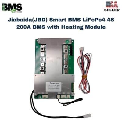 Jiabaida(JBD) Smart BMS LiFePo4 4S 200A BMS with Heating Module