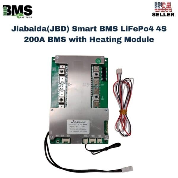 Jiabaida(JBD) Smart BMS LiFePo4 4S 200A BMS with Heating Module