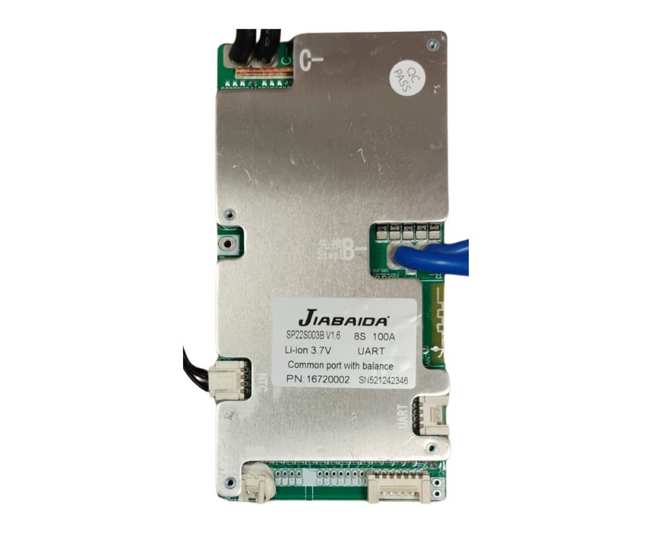 Smart Jiabaida (JBD) 8S 24V 100A Li-Ion Common Port BMS with Bluetooth Integrated