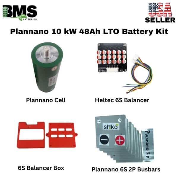 Plannano 10 kW 48Ah LTO Battery Kit.