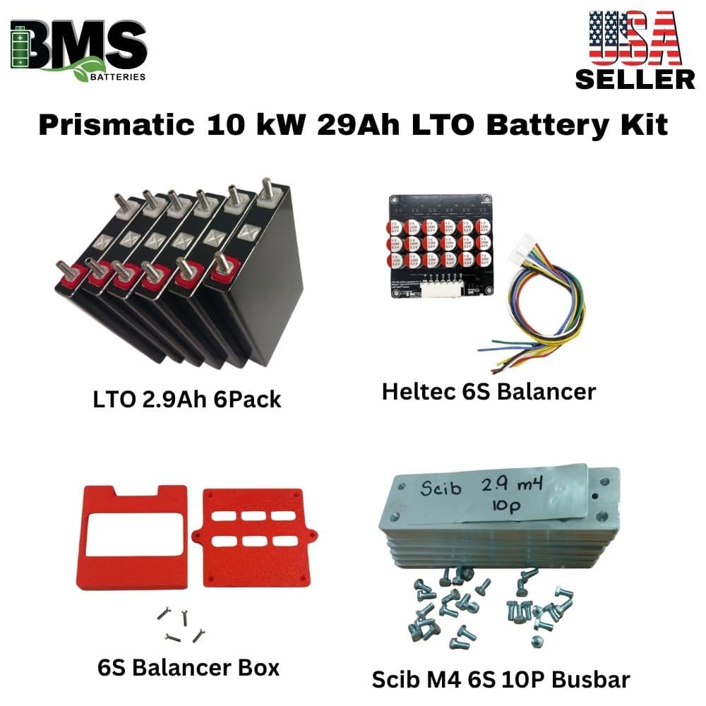 Prismatic 10 kW 29Ah LTO Battery Kit.
