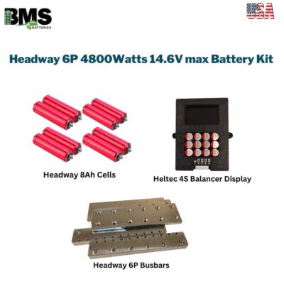 Headway 6P 4800Watts 14.6V max Battery Kit