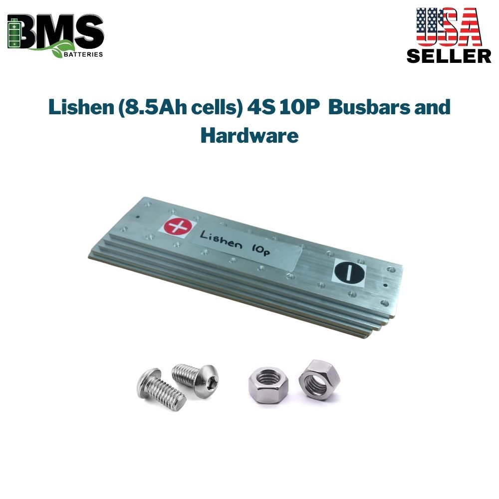 Lishen (8.5Ah cells) 4S 10P Busbars and Hardware
