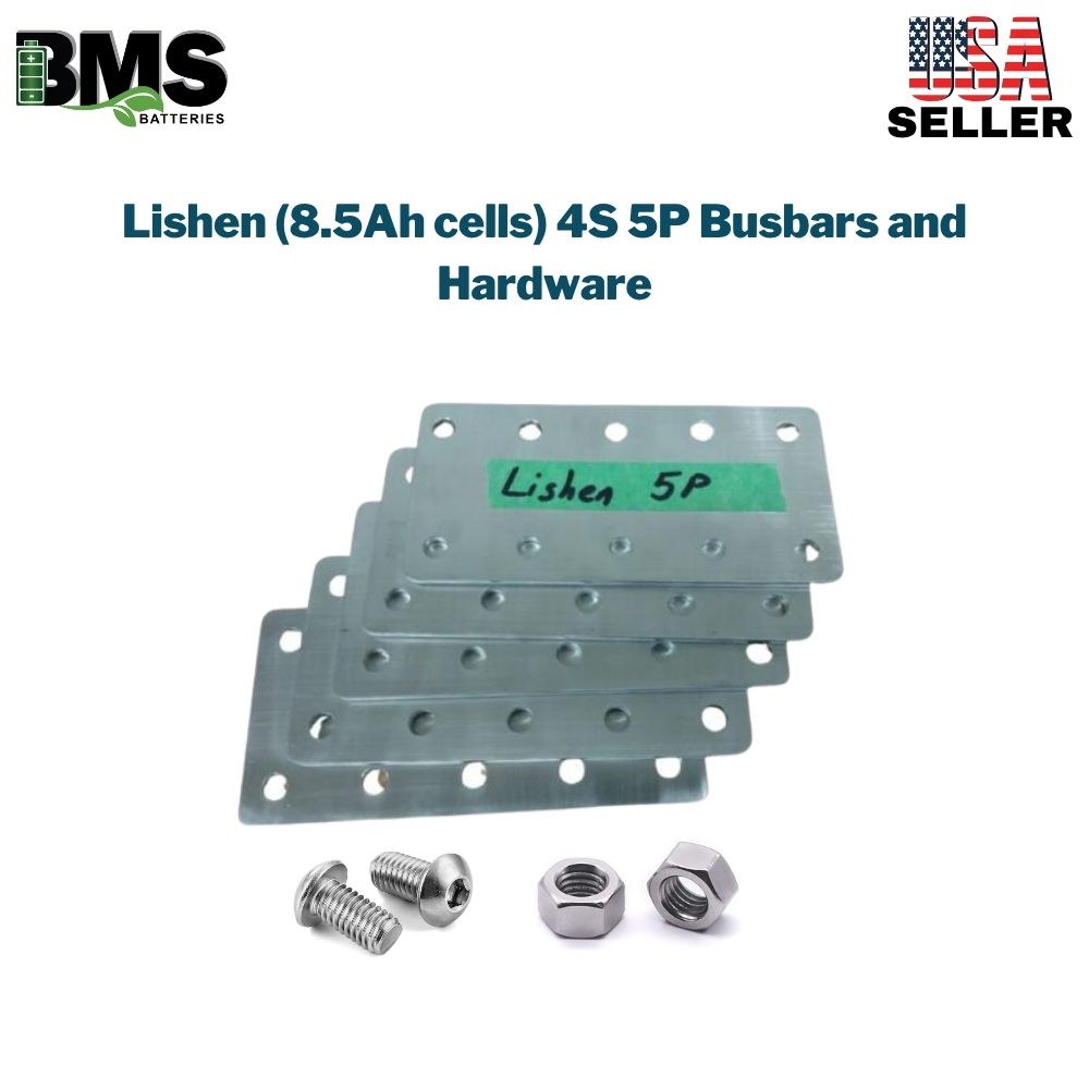 Lishen (8.5Ah cells) 4S 5P Busbars and Hardware