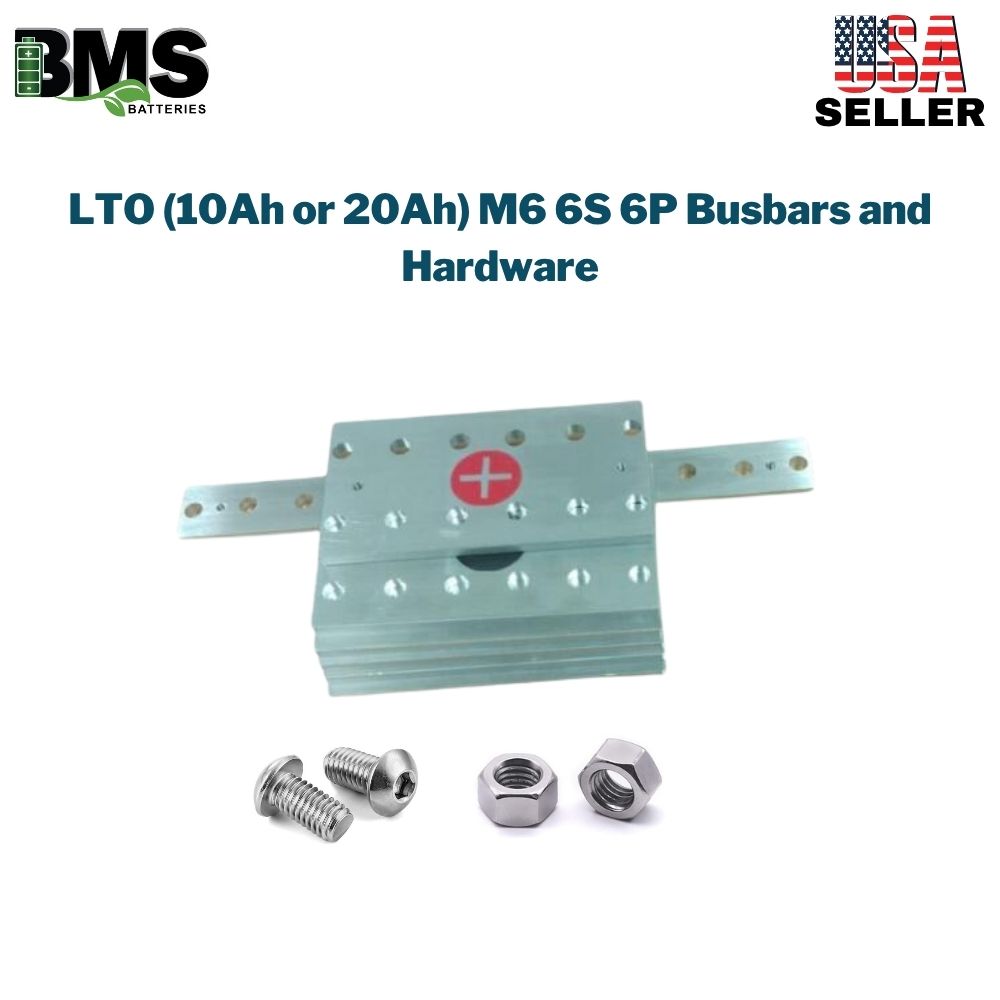 LTO (10Ah or 20Ah) M6 6S 6P Busbars