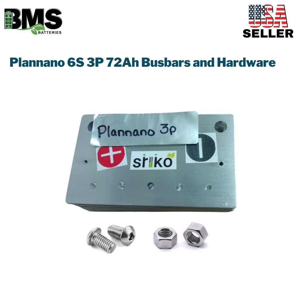 Plannano 6S 3P 72Ah Busbars and Hardware