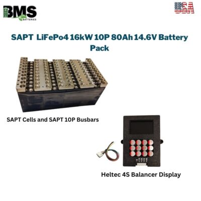 SAPT LiFePo4 16kW 10P 80Ah 14.6V Battery Pack