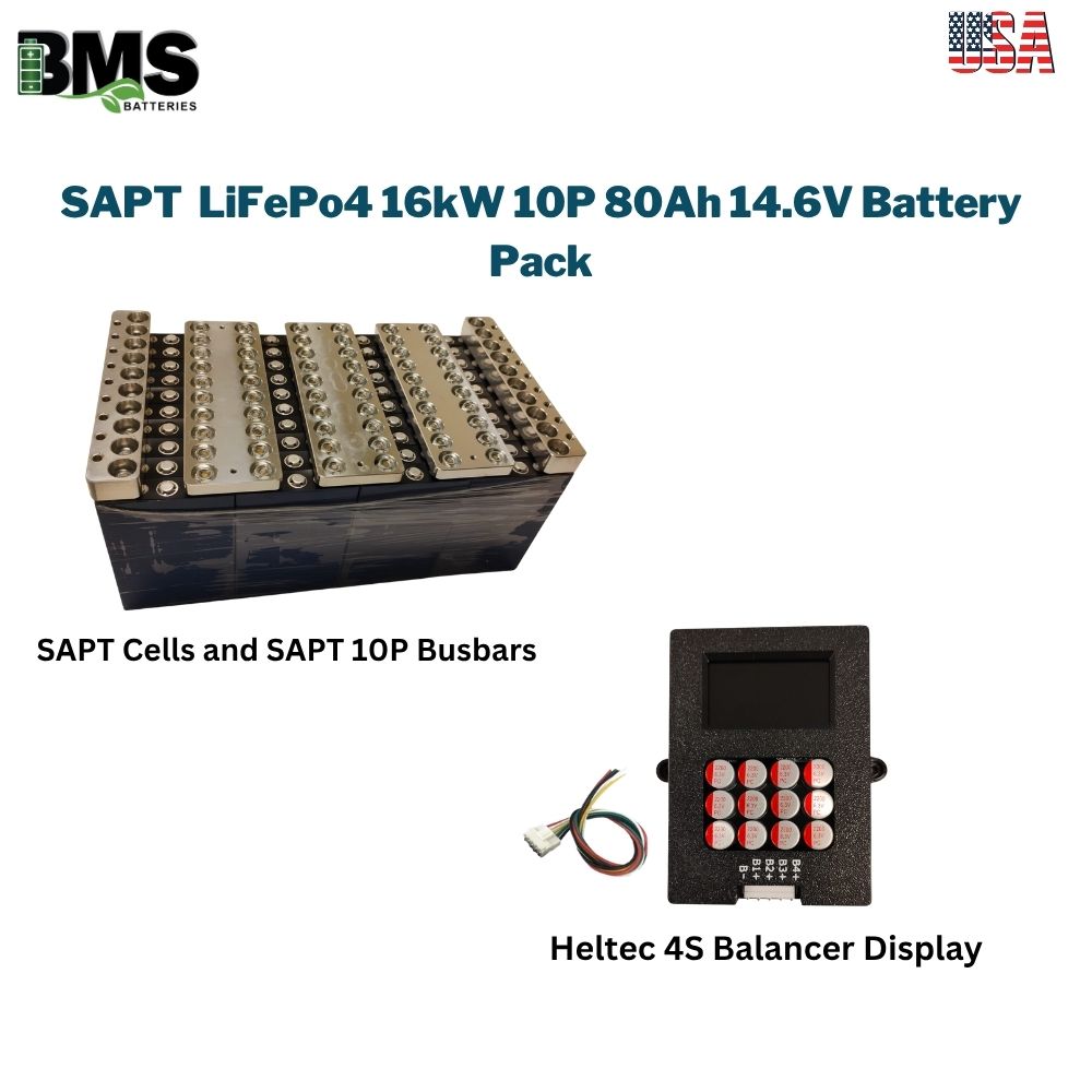 SAPT LiFePo4 16kW 10P 80Ah 14.6V Battery Pack