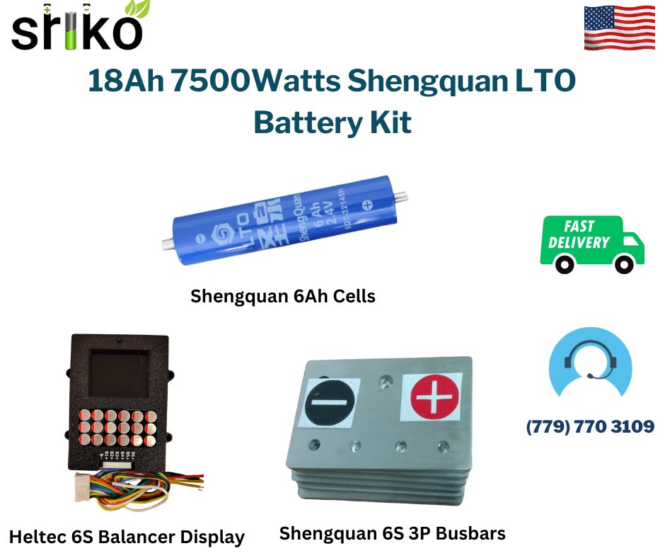 18Ah 7500Watts Shengquan LTO Battery Kit