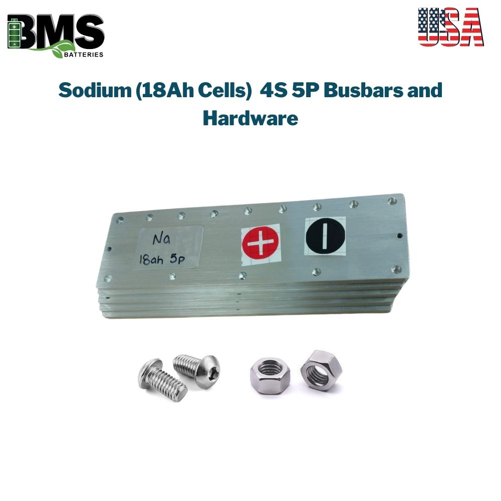 Sodium (18Ah Cells)  4S 5P Busbars and Hardware